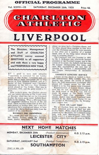 Match programme